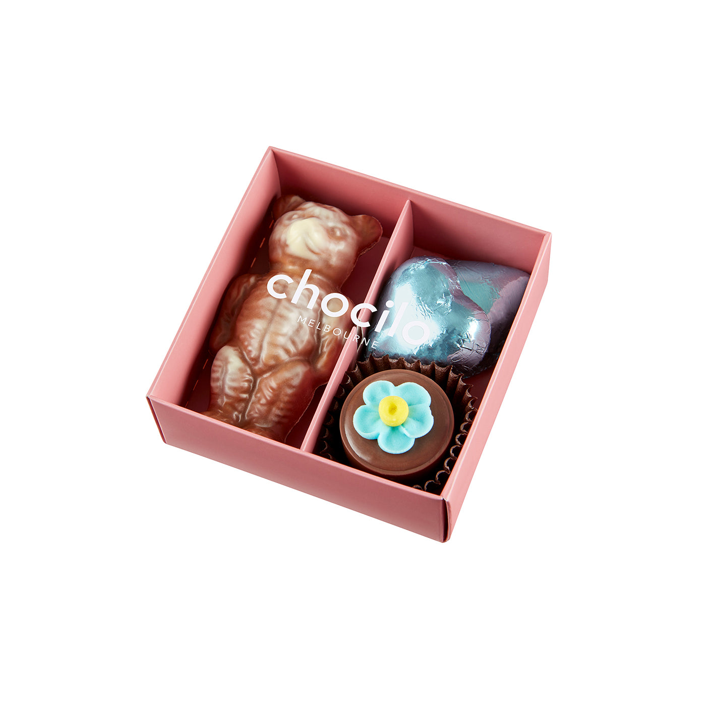 A luxurious box of chocolates, the perfect add-on to any flower, available for same day delivery in Melton and surrounding areas.