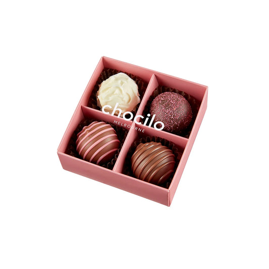 Chocilo - 4 Pack Truffle Assortment Gift Box - 50g