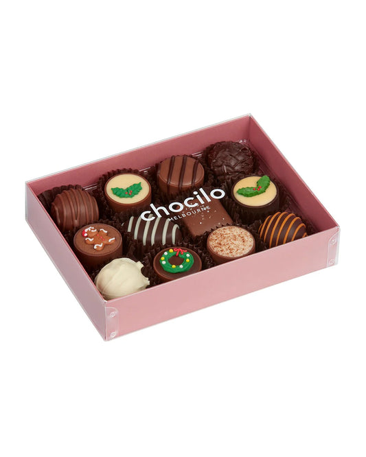 Chocilo - 12 Pack Christmas Assortment Gift Box - 140g
